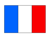 Disegno Francia pitturato su kikko