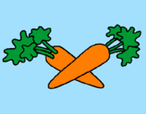Disegno carote  pitturato su alessiab