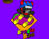 Disegno BoogieBoo pitturato su nicoilfico