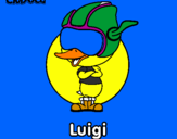 Disegno Luigi pitturato su puoygrj6yjhhkjojyiu999ooo