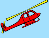 Disegno Elicottero giocattolo pitturato su emma