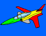 Disegno Jet  pitturato su gianmarco