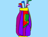 Disegno Bastoni da golf pitturato su aurora4