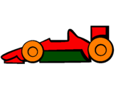 Disegno Formula 1 pitturato su ARIANNA