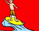 Disegno Surf pitturato su 7815