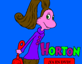 Disegno Horton - Sally O'Maley pitturato su Martina