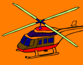 Disegno Elicottero   pitturato su jkohmjmnkhnd