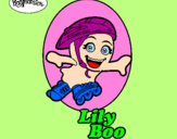 Disegno LilyBoo pitturato su  SuperBenny