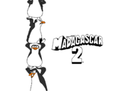 Disegno Madagascar 2 Pinguino pitturato su FILIPPO