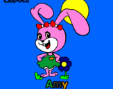 Disegno Amy pitturato su irene