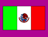 Disegno Messico pitturato su VIOLAMARRA