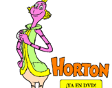 Disegno Horton - Sindaco pitturato su LIU