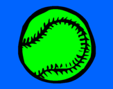 Disegno Palla da baseball  pitturato su giulia g