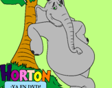 Disegno Horton pitturato su piera