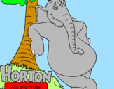 Disegno Horton pitturato su federica e simone