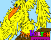 Disegno Horton - Vlad pitturato su AURORA