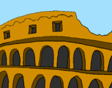 Disegno Colosseo pitturato su Echelon 6277