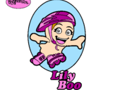 Disegno LilyBoo pitturato su lola