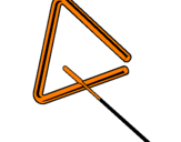 Disegno Triangolo pitturato su matteop