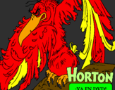 Disegno Horton - Vlad pitturato su alex
