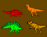 Disegno Dinosauri di terra  pitturato su jdsaqiuo6666666deer723jkc
