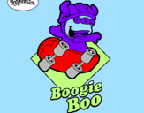 Disegno BoogieBoo pitturato su MATTEO