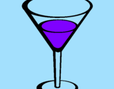 Disegno Cocktail pitturato su matilde