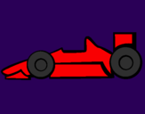 Disegno Formula 1 pitturato su calogero gueli