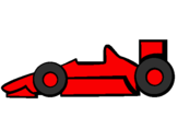 Disegno Formula 1 pitturato su leonardo