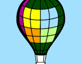 Disegno Pallone aerostatico pitturato su  bm.lgm