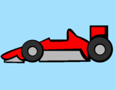 Disegno Formula 1 pitturato su francy