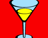 Disegno Cocktail pitturato su giovanna roberto