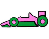 Disegno Formula 1 pitturato su plv