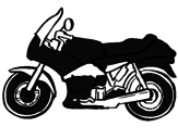 Disegno Motocicletta  pitturato su mattia