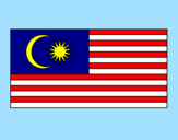 Disegno Malesia pitturato su mattia