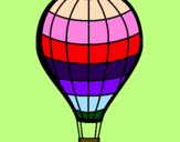 Disegno Pallone aerostatico pitturato su ALESSIA02