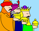 Disegno I Re Magi 3 pitturato su FILIPPO