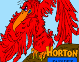 Disegno Horton - Vlad pitturato su mirko salemme
