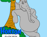 Disegno Horton pitturato su luca