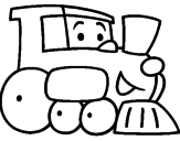 Disegno Treno  pitturato su treno gabry 1