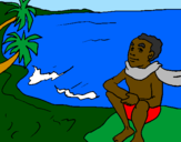 Disegno Madagascar pitturato su giangy