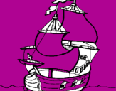 Disegno Barca  pitturato su vthrdhngyrytdtrdd