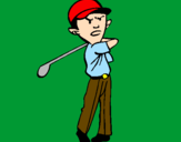 Disegno Golf pitturato su giangy