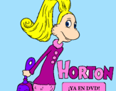 Disegno Horton - Sally O'Maley pitturato su dettina girl
