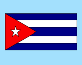 Disegno Cuba pitturato su mattia