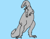 Disegno Tyrannosaurus Rex pitturato su AGATA