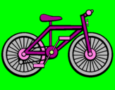 Disegno Bicicletta pitturato su anna ferentino
