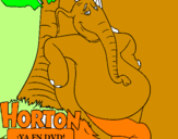 Disegno Horton pitturato su giuseppe p