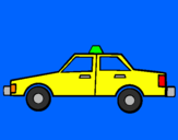 Disegno Taxi pitturato su LEONARDO e MAMMA
