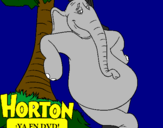 Disegno Horton pitturato su marco